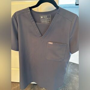 Figs Catarina Scrub Top- Space Navy